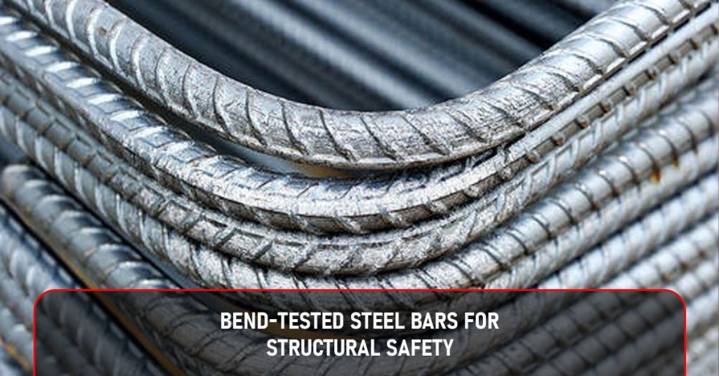 Bend-Tested Steel Bars for Structural Safety